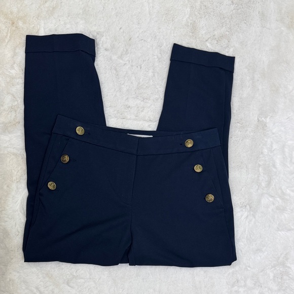 LOFT Pants - NWOT LOFT Navy Blue Cropped Pants 4P